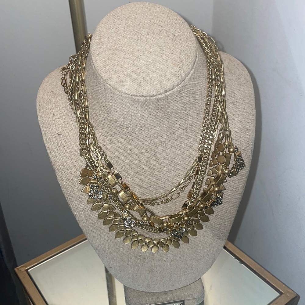 Stella & Dot Gold Sutton Necklace